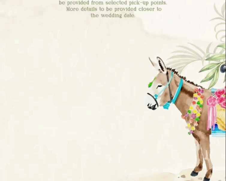 Aly Taha and Tala Masarani Wedding Invitation