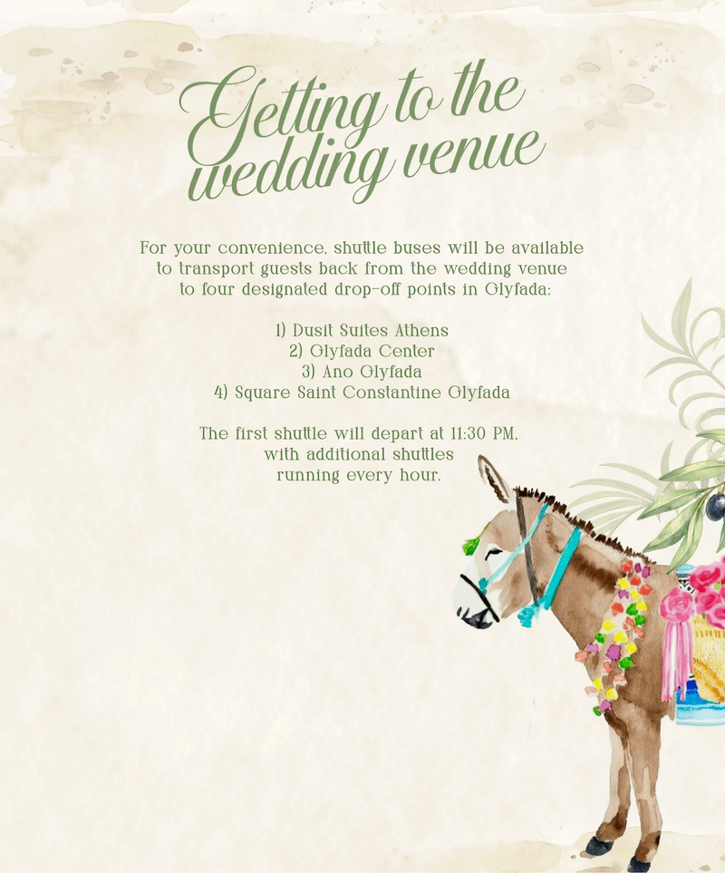 Aly Taha and Tala Masarani Wedding Invitation